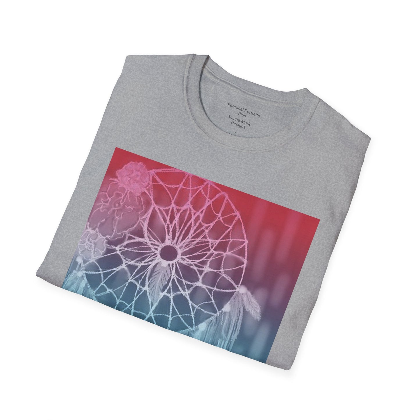 Unisex Softstyle T-Shirt/ Gradient Dream Catcher