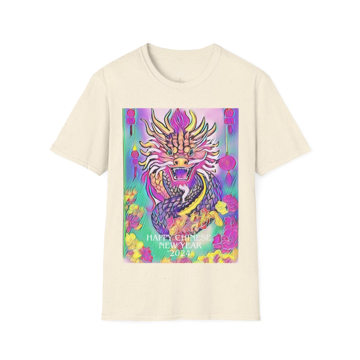 Unisex Softstyle T-Shirt/ Happy Chinese New Year 2024/Year of the Dragon