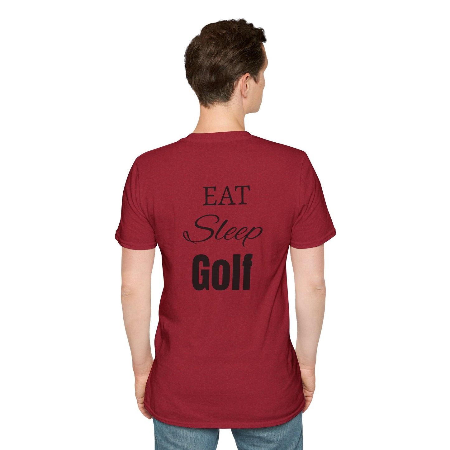 Unisex Softstyle T-Shirt/  Eat, Sleep, Golf