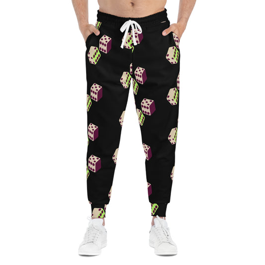 Athletic Joggers (AOP)/Dice Print/Green