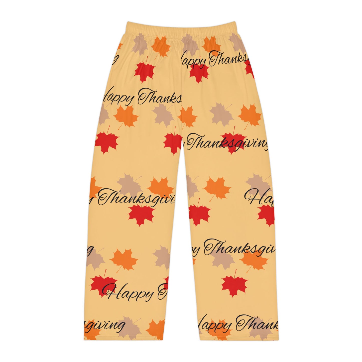 Men's Pajama Pants (AOP)/ Holiday/Happy Thanksgiving/ Fall Leaves