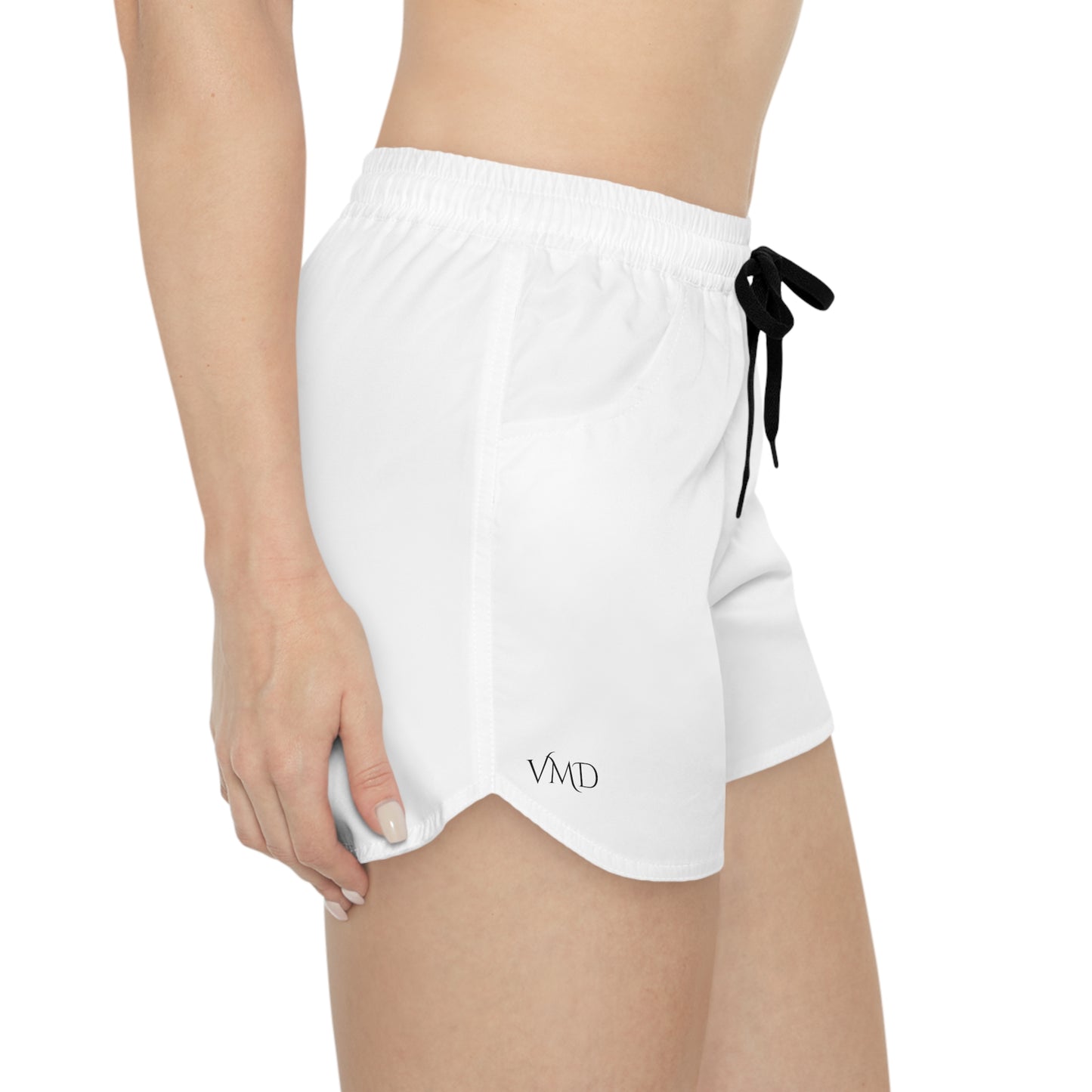 Women's Casual Shorts (AOP)Solid White