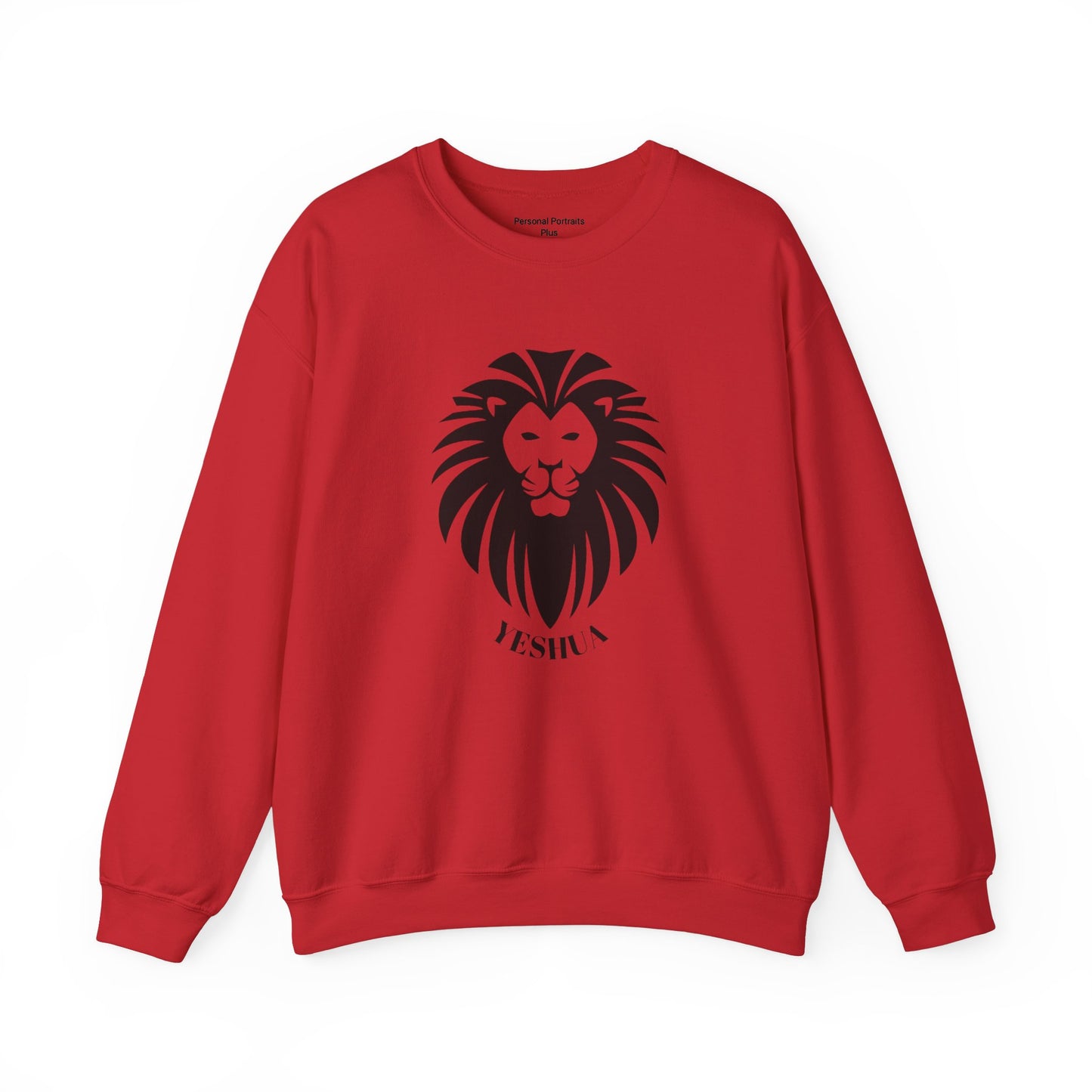 Unisex Heavy Blend™ Crewneck Sweatshirt/Yeshua Lion/Black