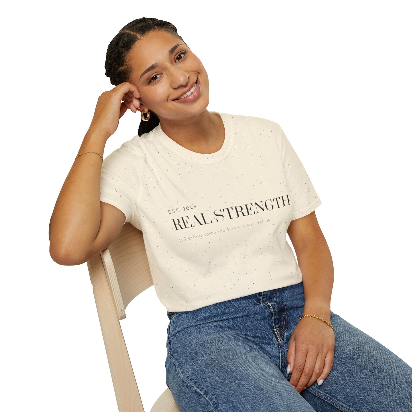 Unisex Softstyle T-Shirt/ Real strength/ Mental awareness