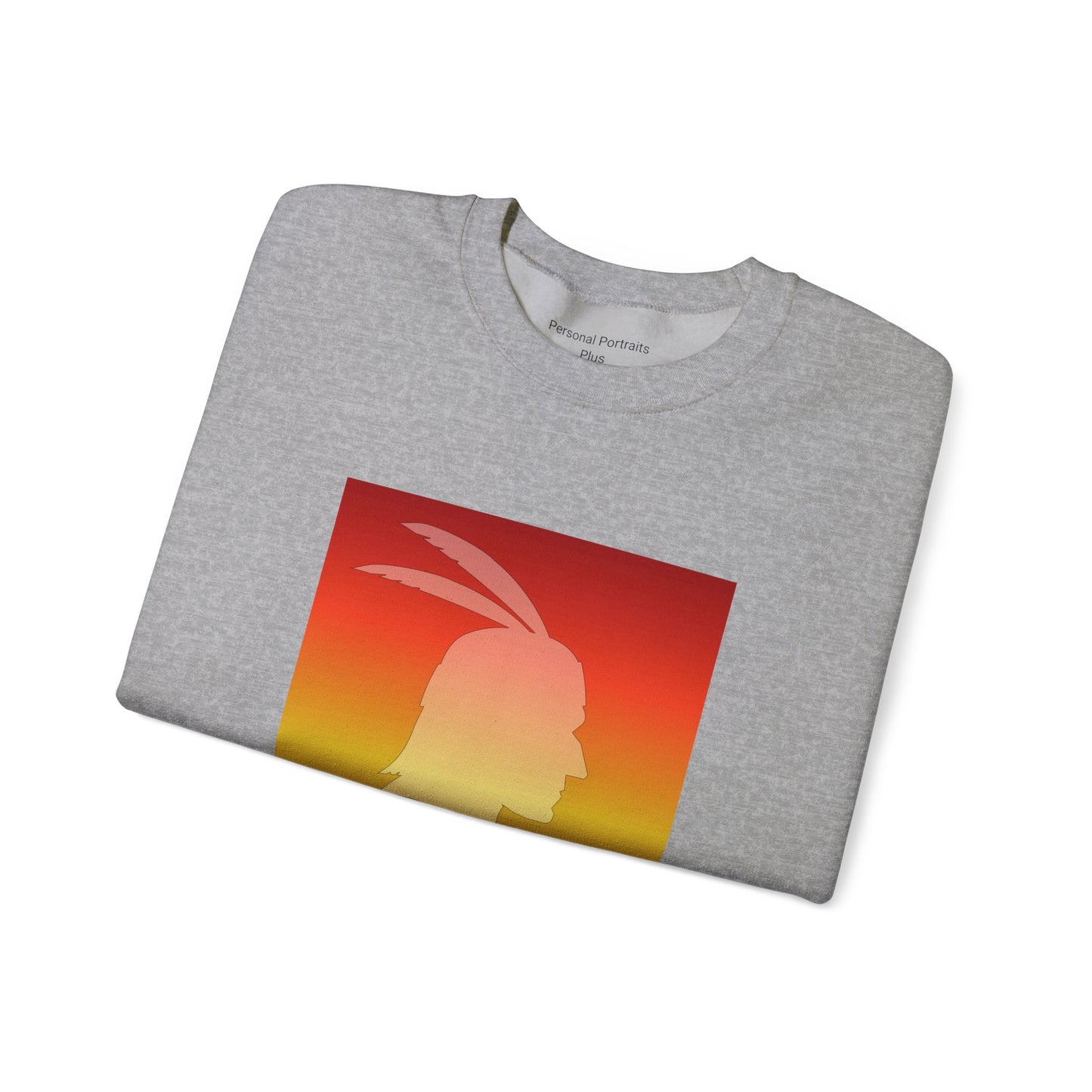 Unisex Heavy Blend™ Crewneck Sweatshirt/Native American/Fall Gradient