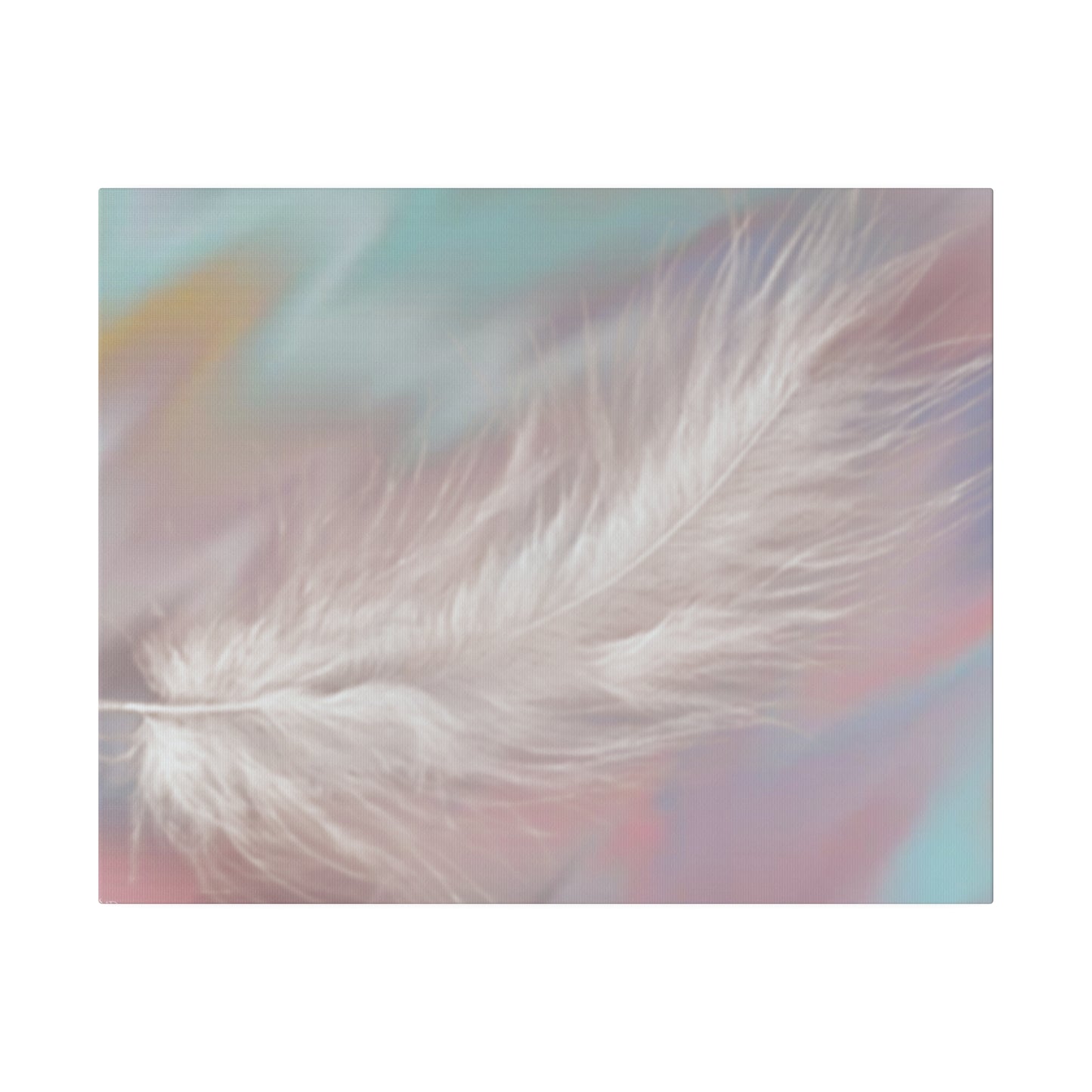 Digital Portrait Print, 0.75"/Feather/Pastel BG