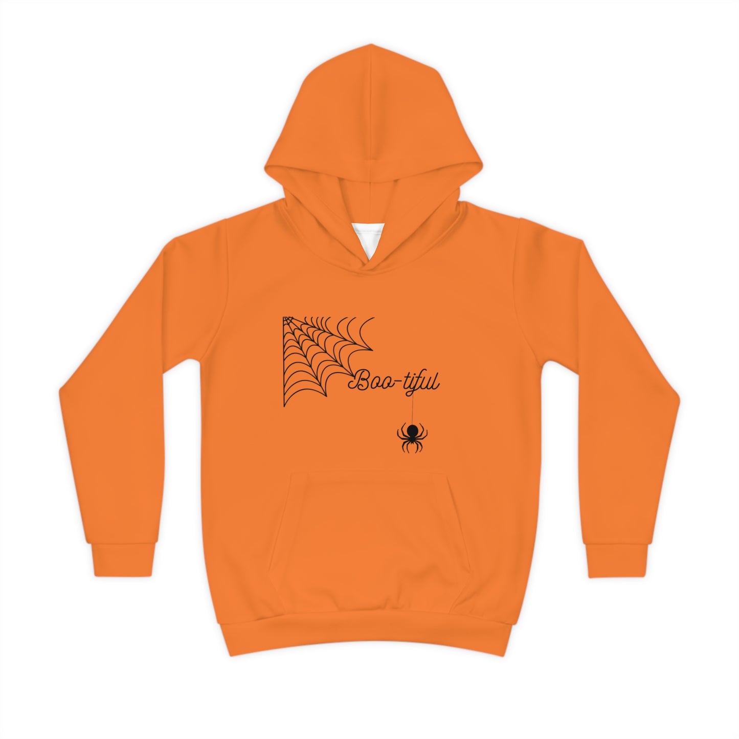 Children's Hoodie (AOP)/Boo-tiful/Spider/Halloween