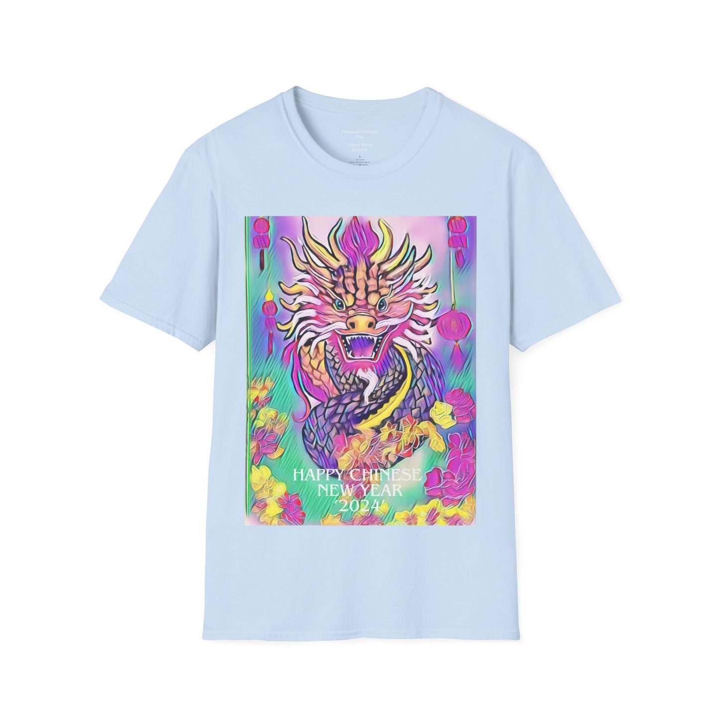 Unisex Softstyle T-Shirt/ Happy Chinese New Year 2024/Year of the Dragon