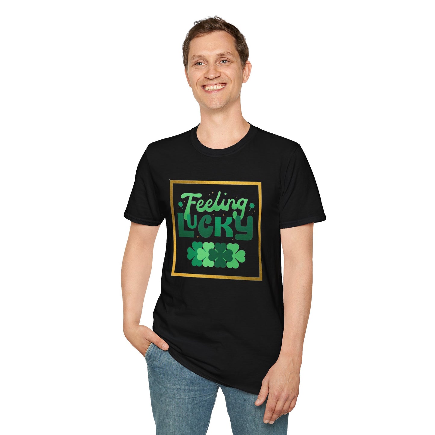 Unisex Softstyle T-Shirt/Feeling Lucky/St. Patrick's Day