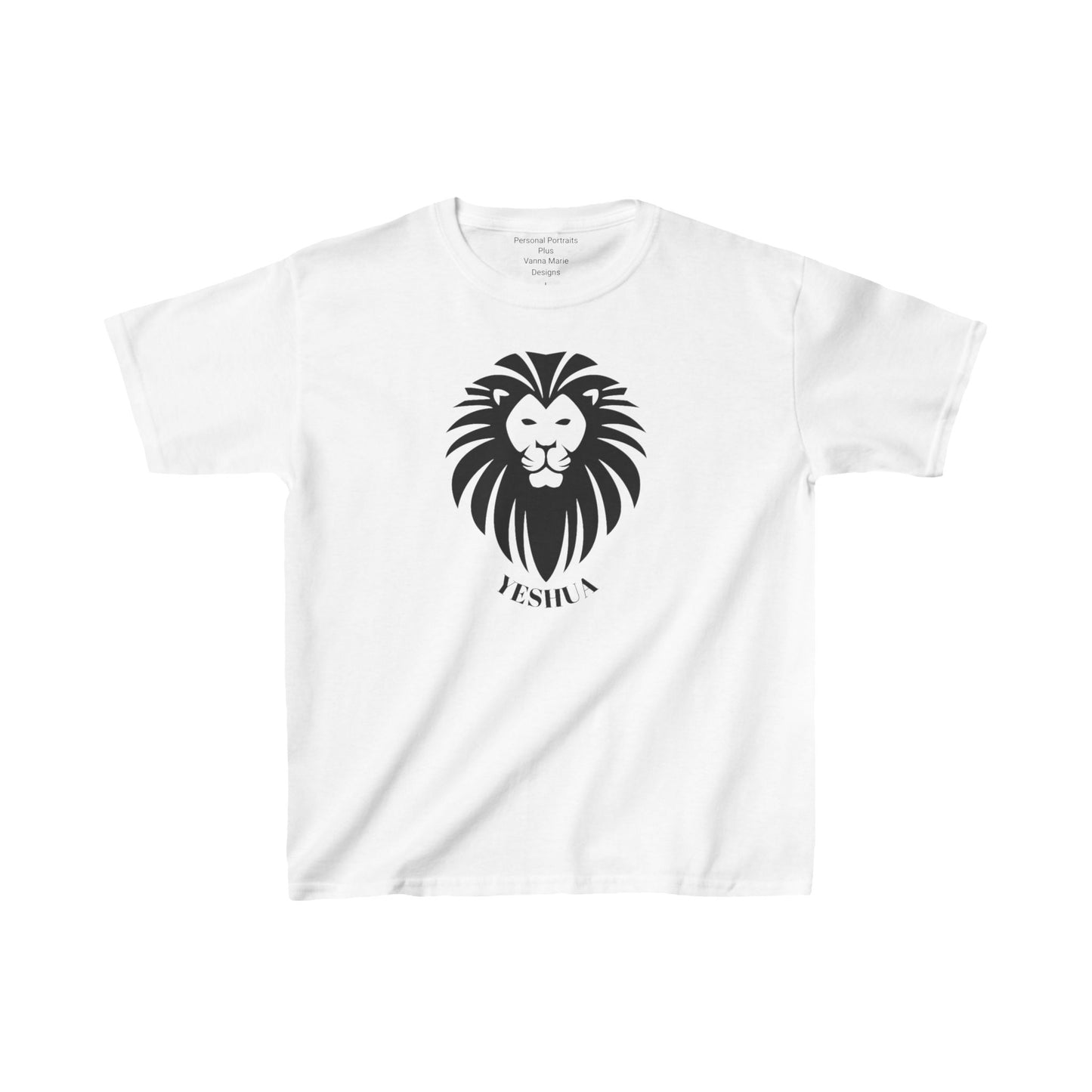 Kids Heavy Cotton™ Tee/Yeshua Lion/Black