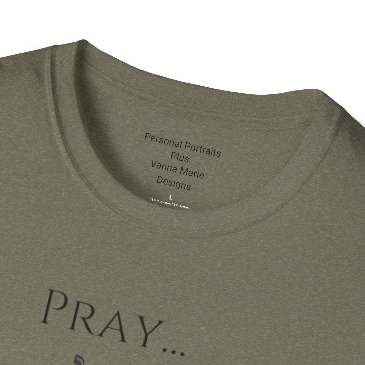 Unisex Softstyle T-Shirt/ Pray It heals/ Skeleton Hands