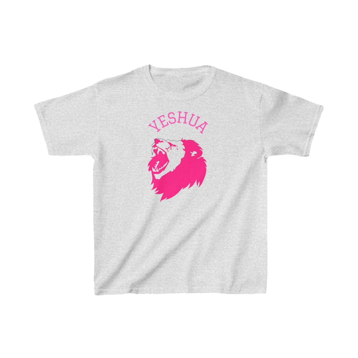 Kids Heavy Cotton™ Tee/Yeshua/Pink/Lion