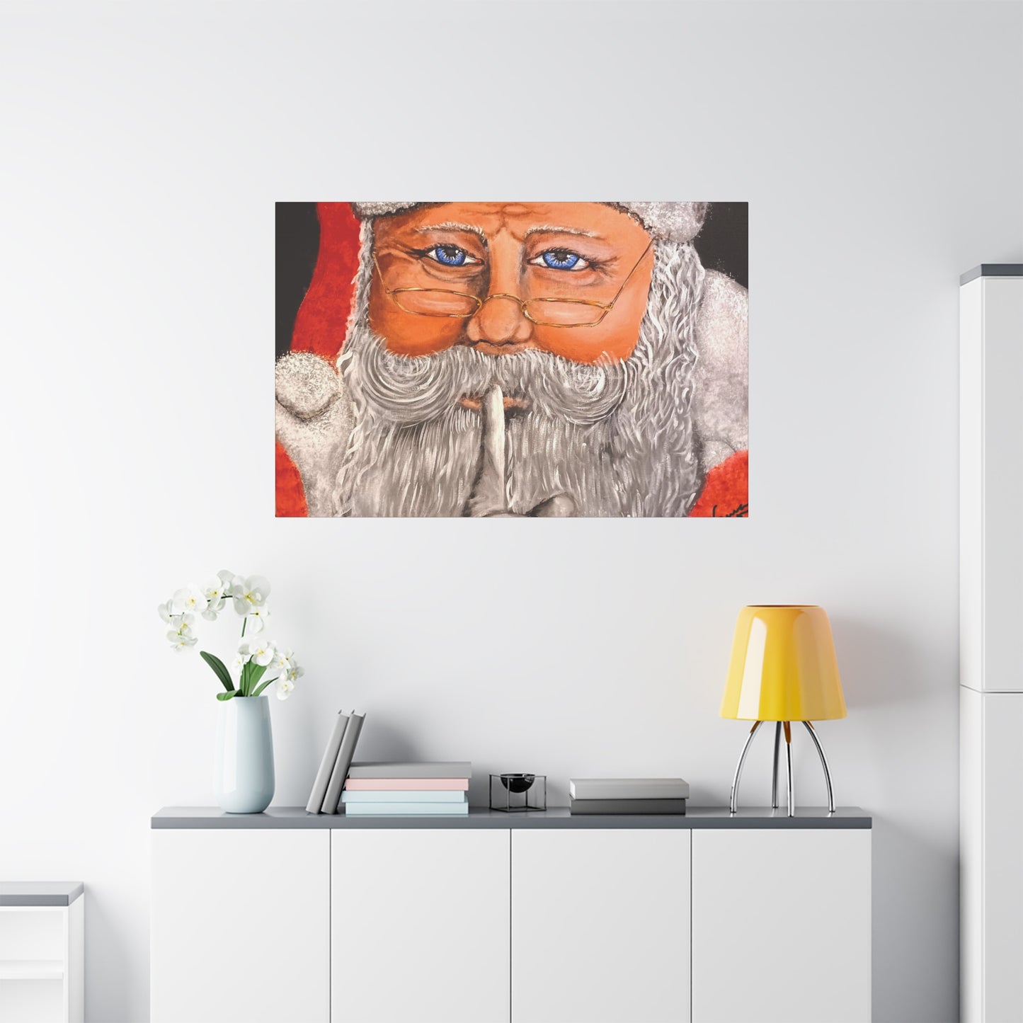 Matte Canvas, Stretched, 1.25/Santa Claus/Holiday