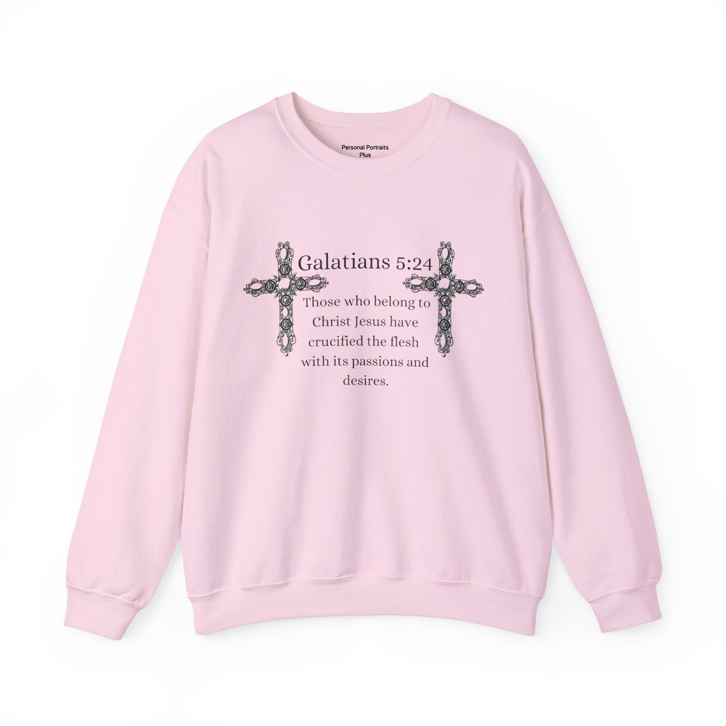 Unisex Heavy Blend™ Crewneck Sweatshirt/Galatians 5:24