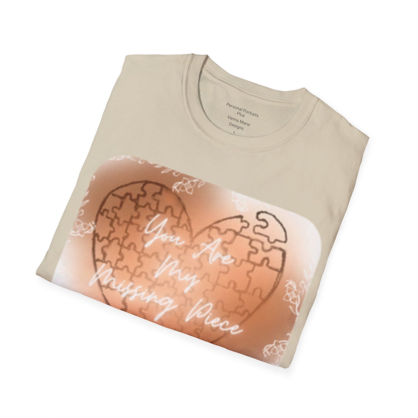 Unisex Softstyle T-Shirt/You are my missing piece/Valentines Day