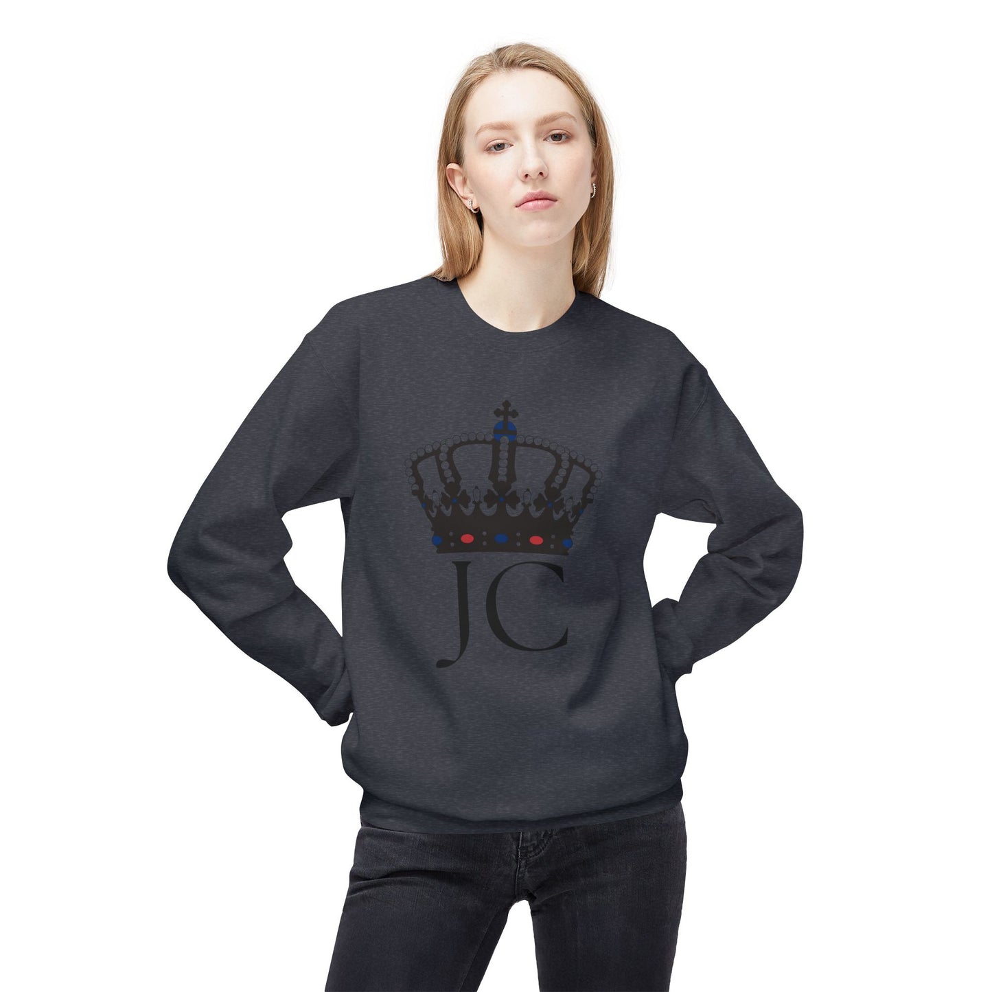 Unisex Midweight Softstyle Fleece Crewneck Sweatshirt /JC/Crown