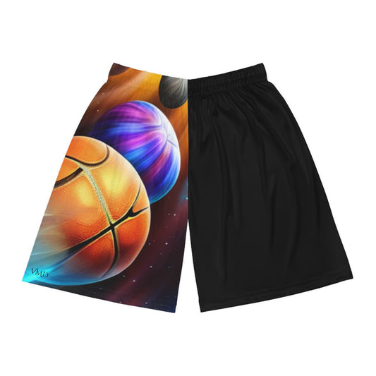 Men's Basketball Shorts (AOP)Space Print