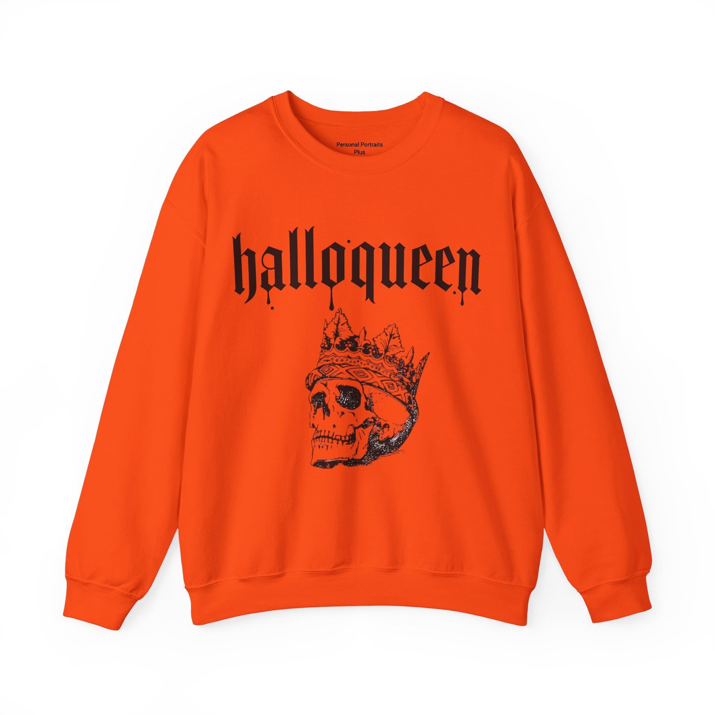 Womans Heavy Blend™ Crewneck Sweatshirt/Halloqueen/Skull