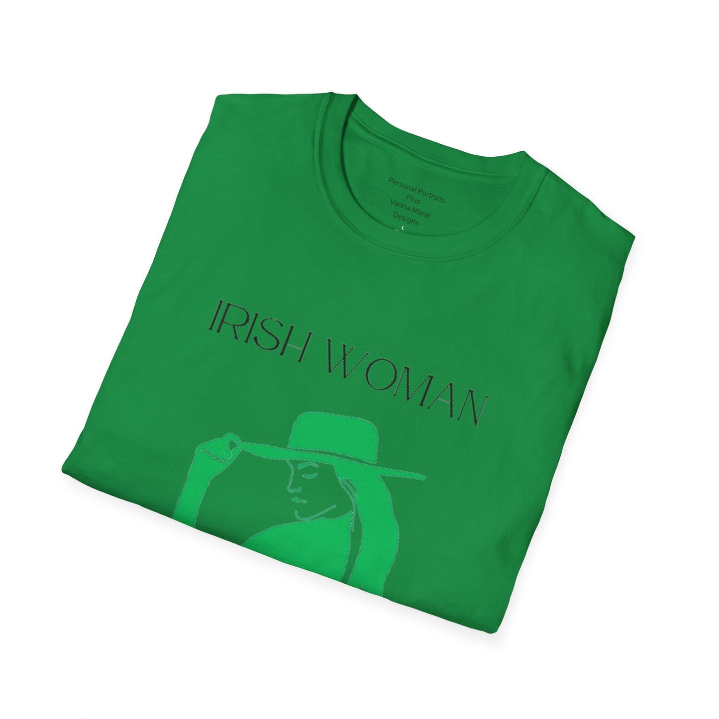 Unisex Softstyle T-Shirt/St. Patricks Day/ Irish women sip like a lady but drink like a man