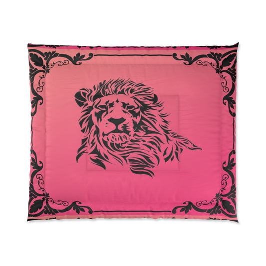 Comforter/Lion/Pink Gradient