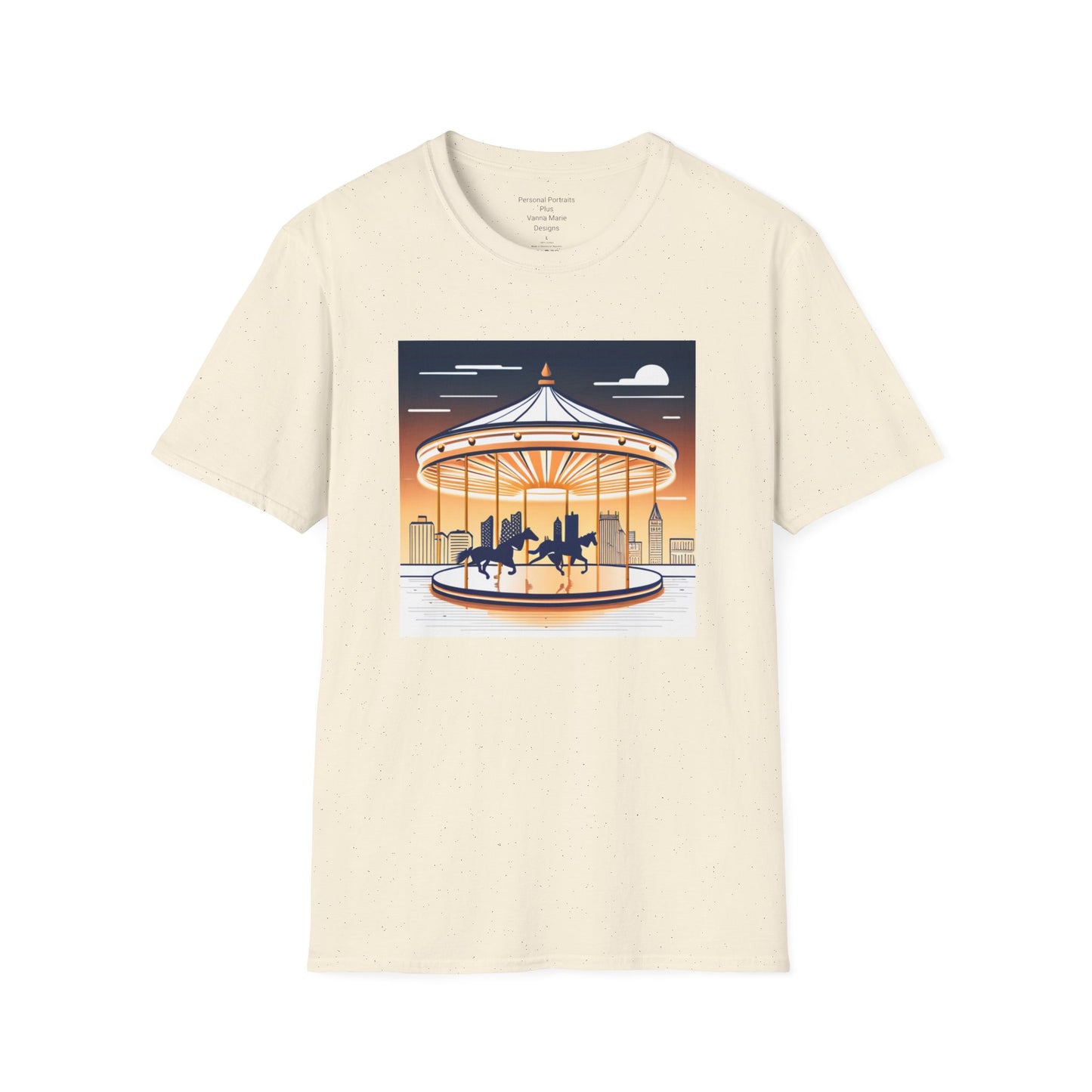 Unisex Softstyle T-Shirt/Carousel 1/Digital Art