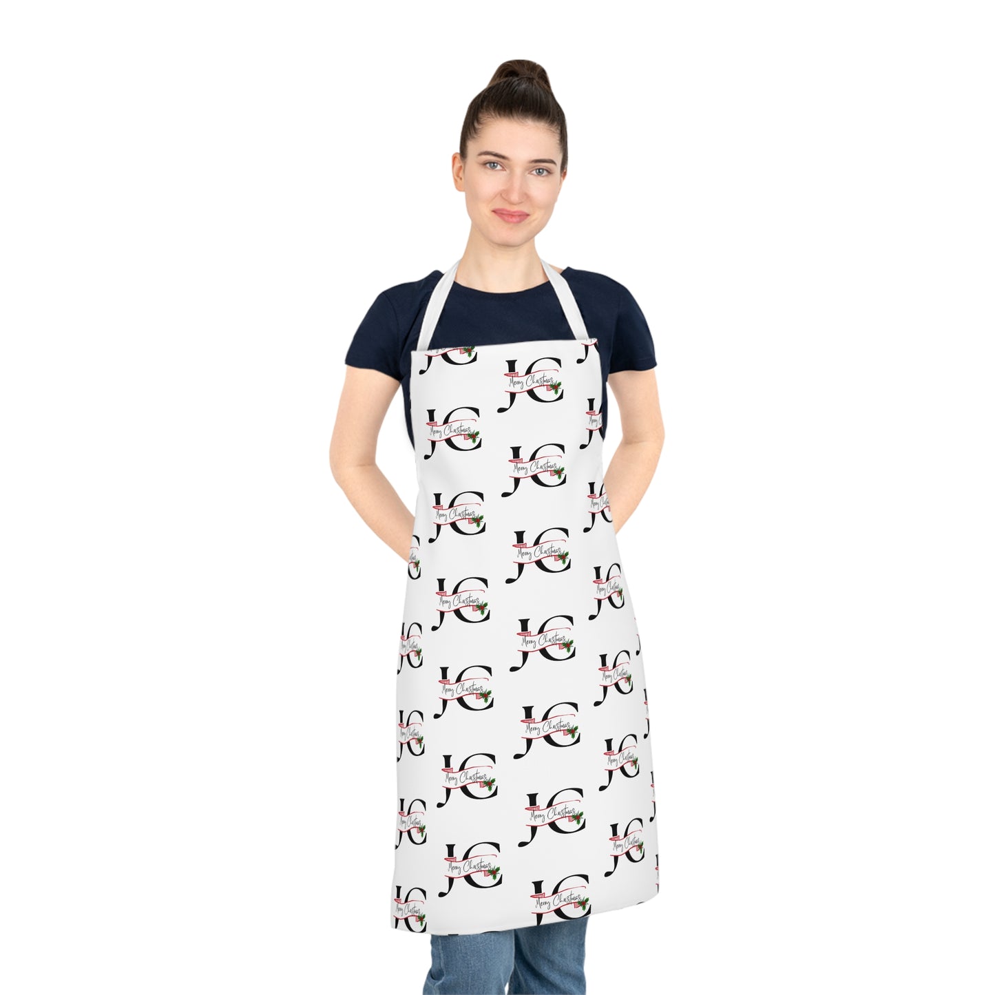 Adult Apron (AOP) /JC/ Merry Christmas