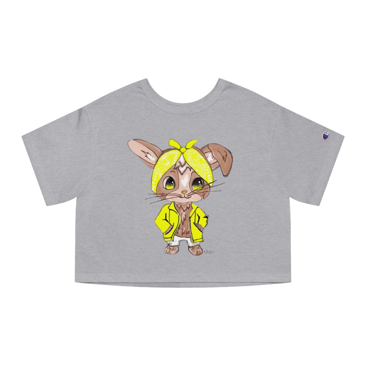 Champion Women's Cropped T-Shirt/Bandana Bunnie/Yellow