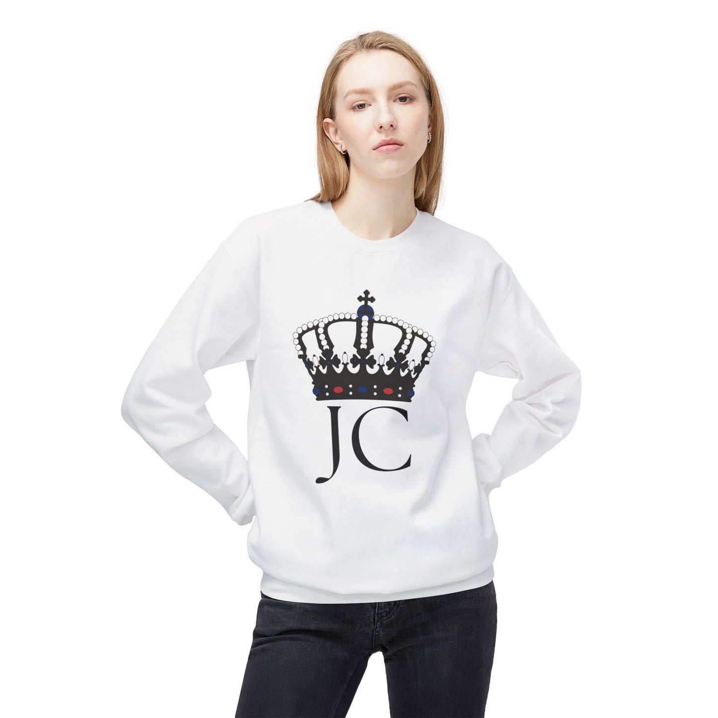 Unisex Midweight Softstyle Fleece Crewneck Sweatshirt /JC/Crown