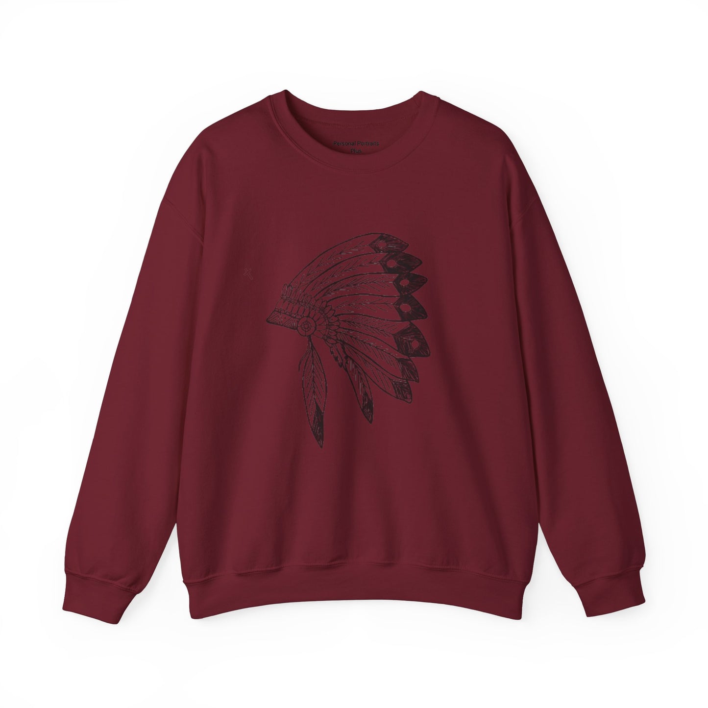 Unisex Heavy Blend™ Crewneck Sweatshirt/Chief Head Dress