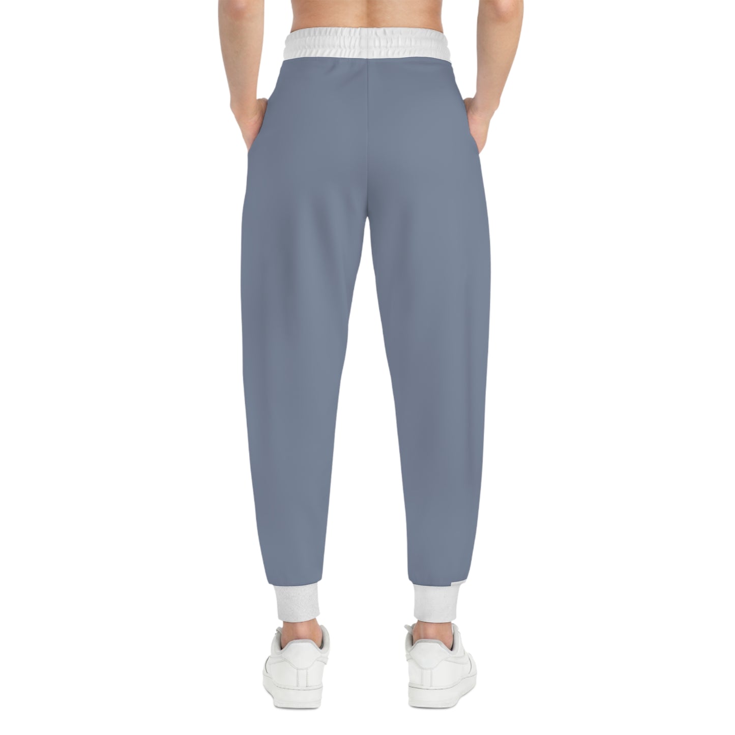 Woman's Athletic Joggers (AOP)/Roses/Gray