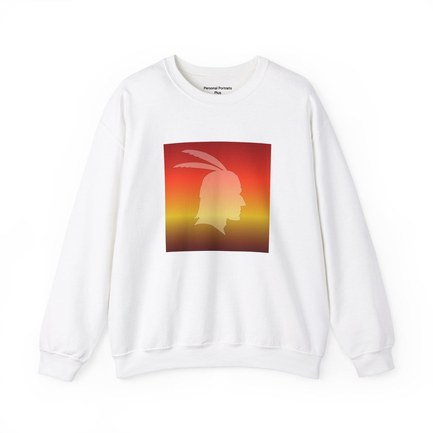 Unisex Heavy Blend™ Crewneck Sweatshirt/Native American/Fall Gradient