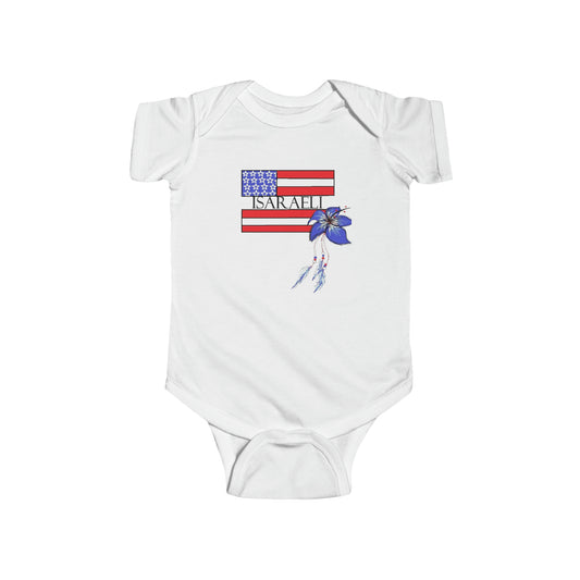 Infant Fine Jersey Bodysuit/ Israeli American