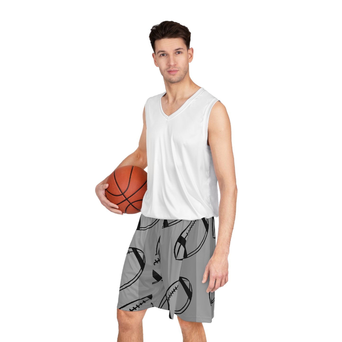 Basketball Shorts (AOP)/Football Print