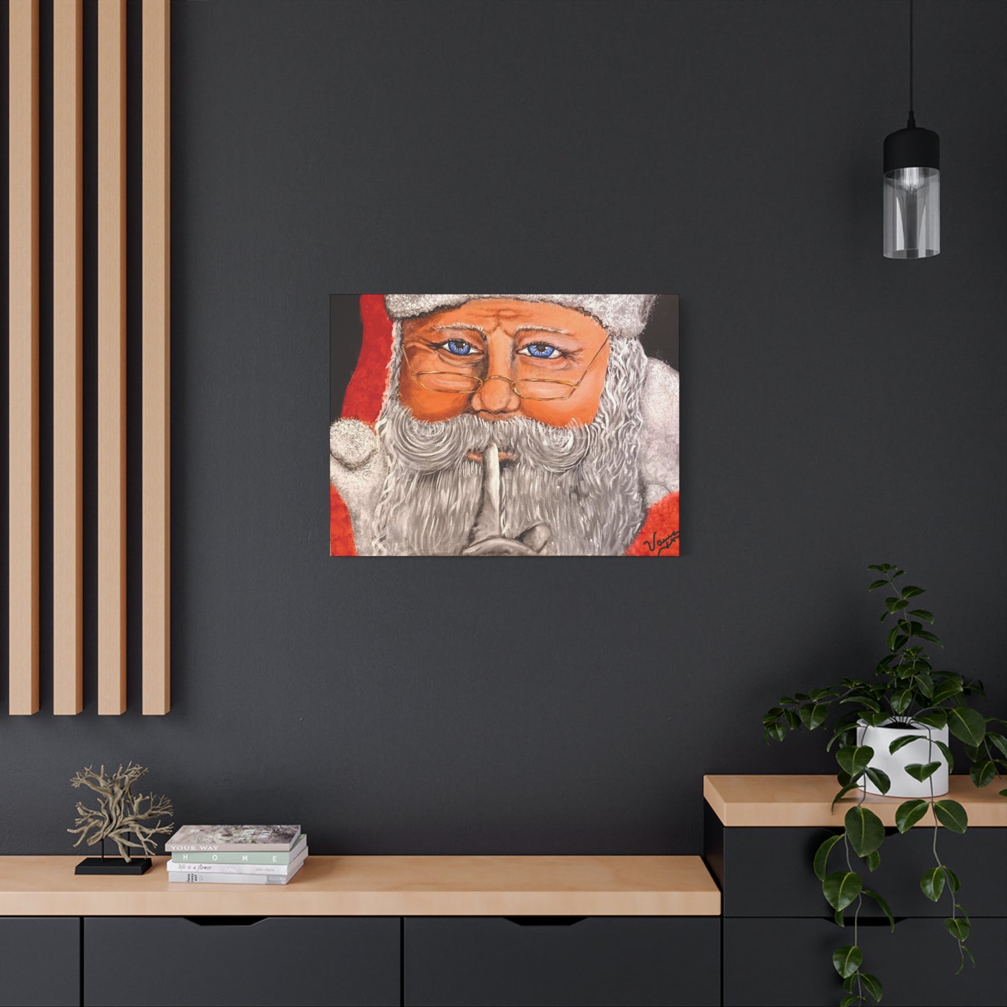 Matte Canvas, Stretched, 1.25/Santa Claus/Holiday