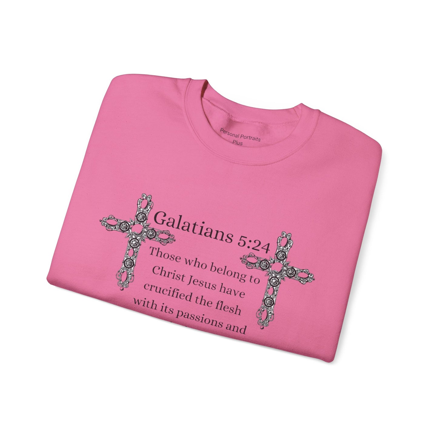 Unisex Heavy Blend™ Crewneck Sweatshirt/Galatians 5:24