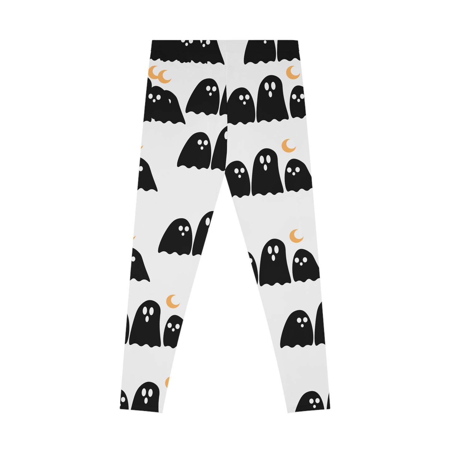 Woman's Stretchy Leggings (AOP)/ Friendly ghosts