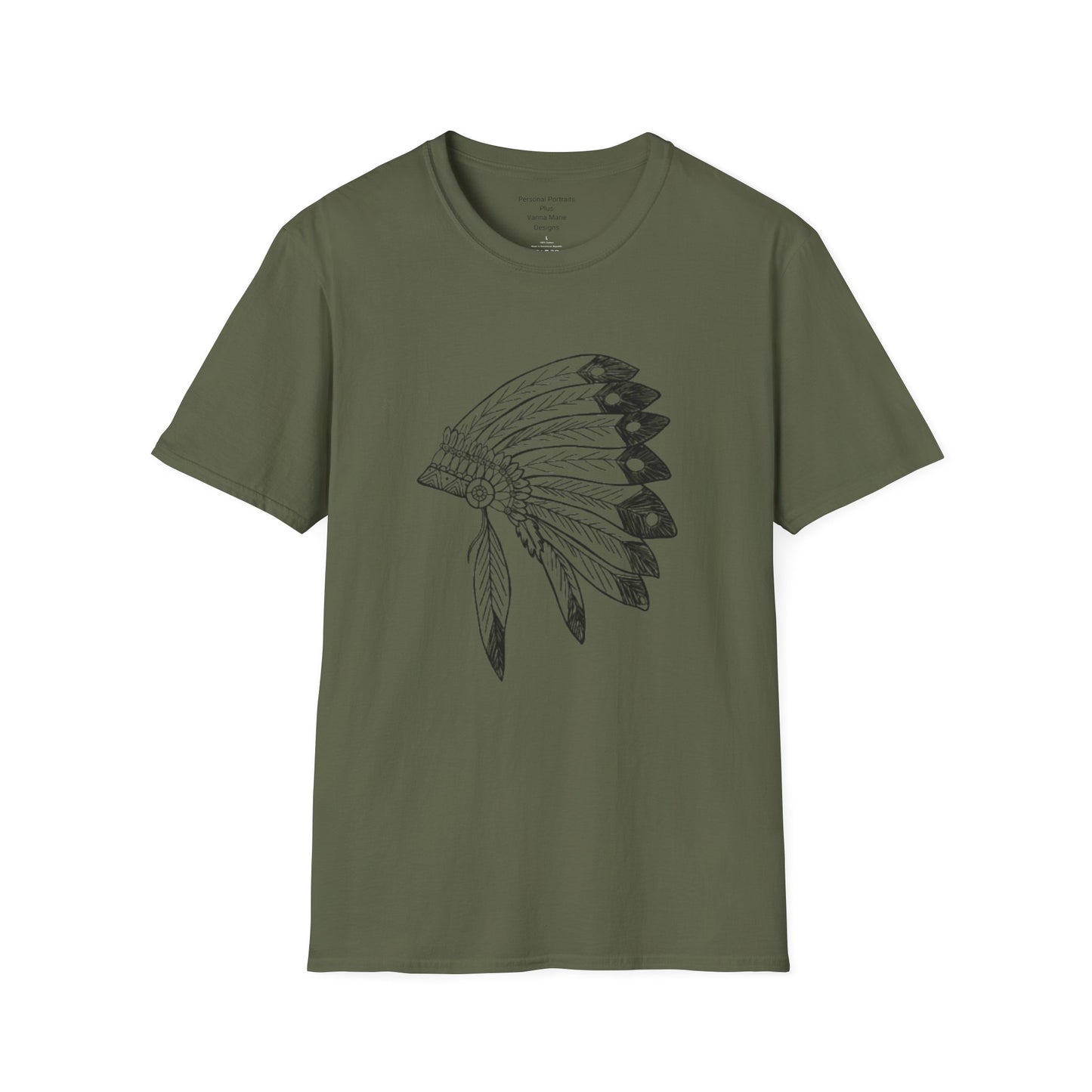 Unisex Softstyle T-Shirt/ Chief Head Dress