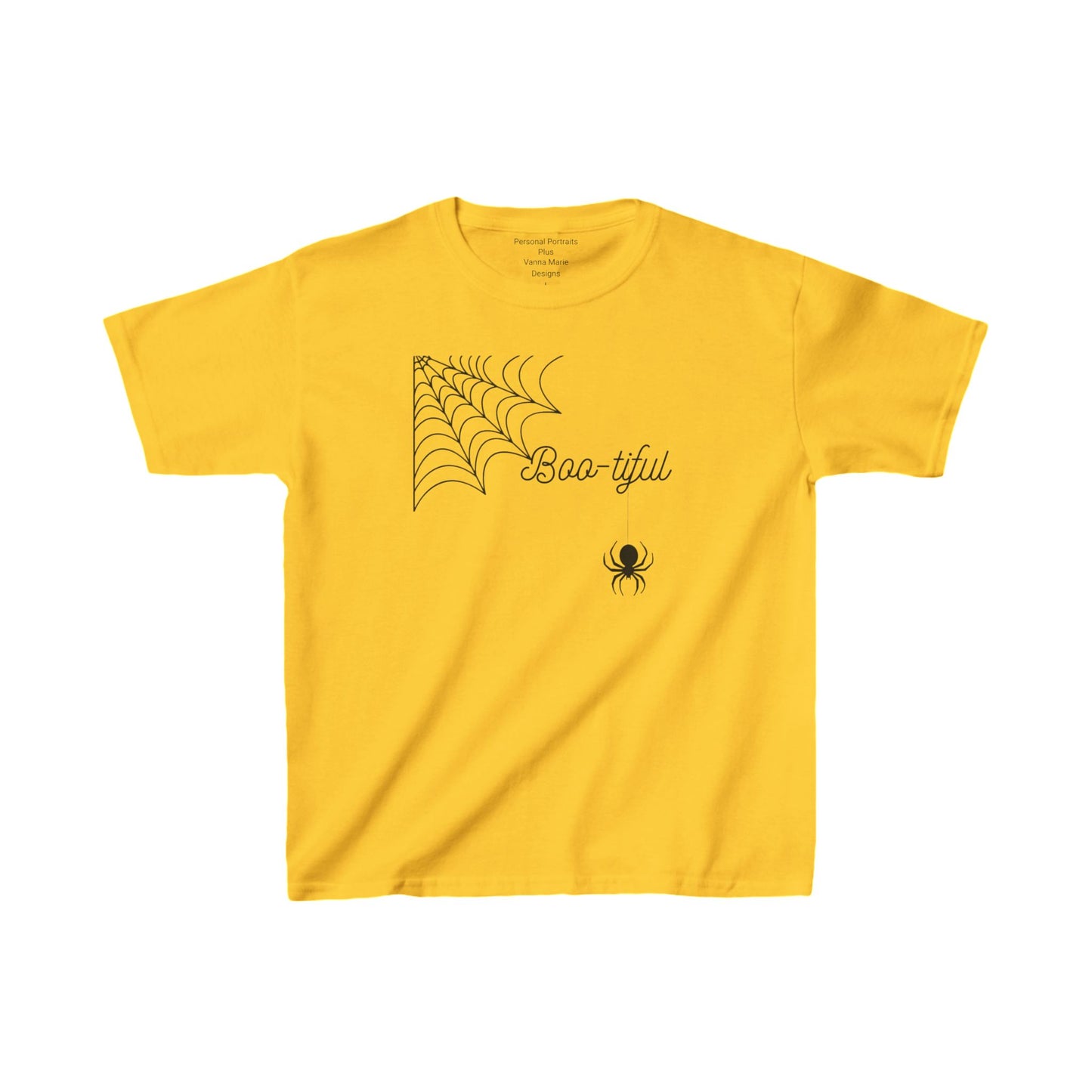 Kids Heavy Cotton™ Tee/Boo-tiful/Spider/Halloween