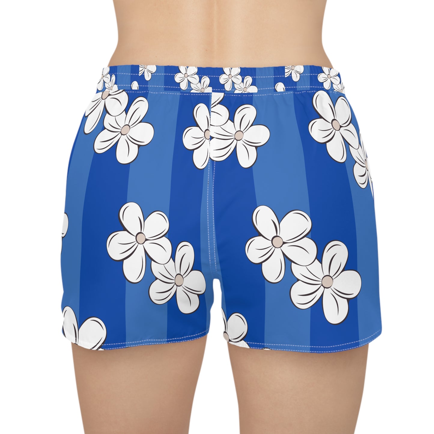 Women's Casual Shorts (AOP)/Summer Floral/blue