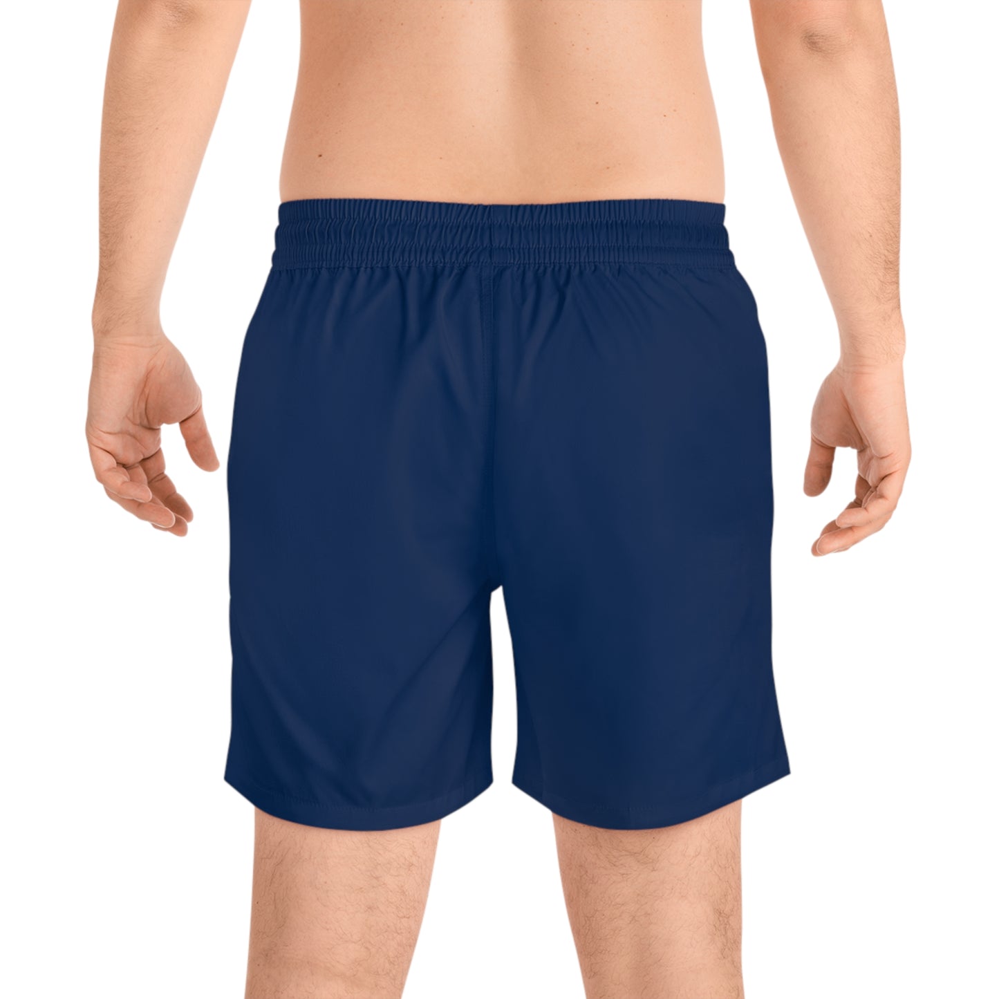 Men's Mid-Length Swim Shorts (AOP)/Statue of Liberty/R/W/B