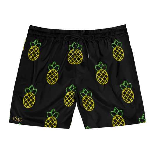 Men's Mid-Length Swim Shorts (AOP)/Pineapples