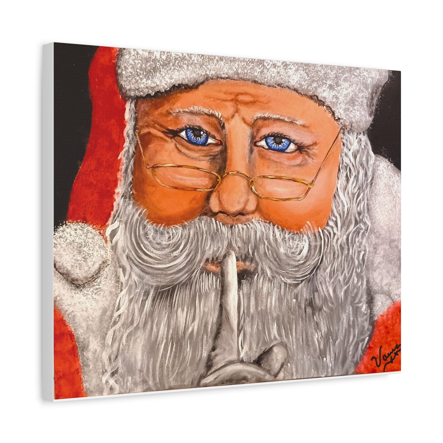 Matte Canvas, Stretched, 1.25/Santa Claus/Holiday