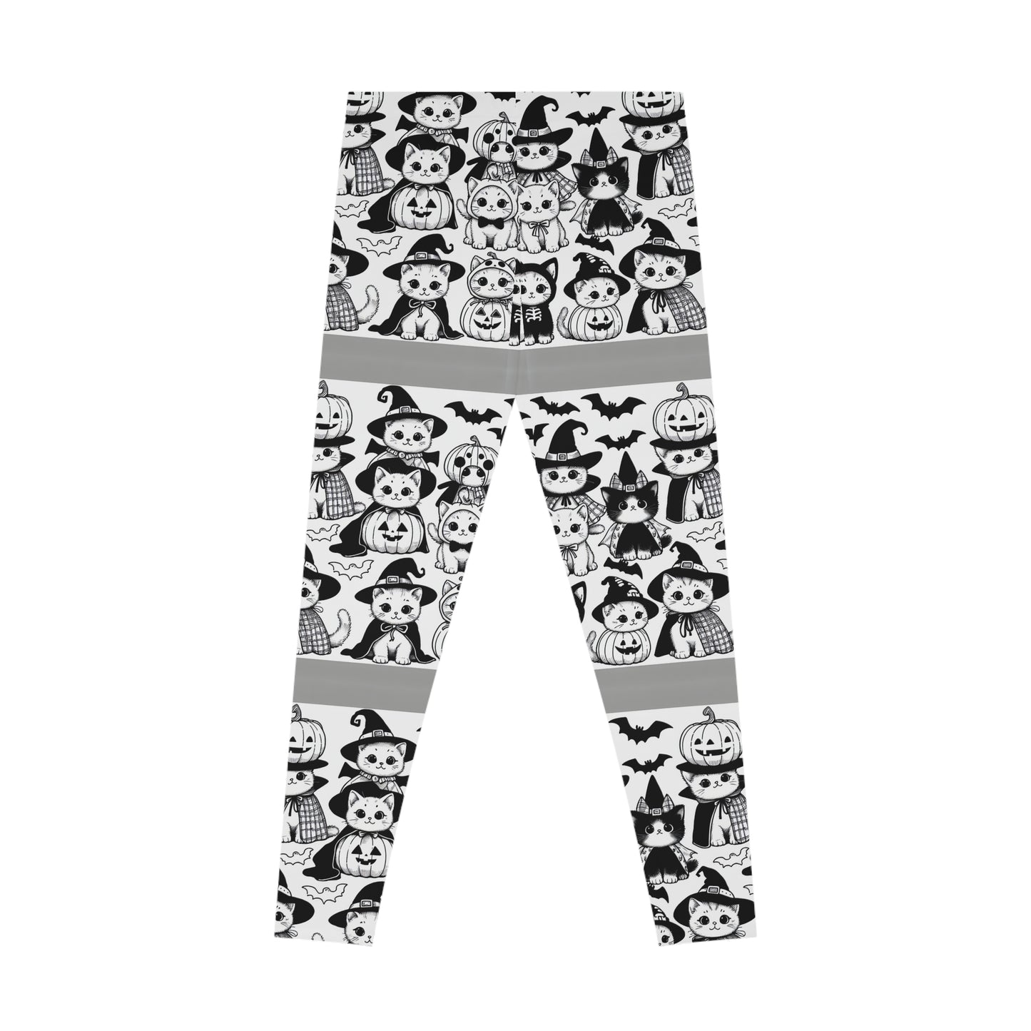 Woman's Stretchy Leggings (AOP)Kitten Halloween