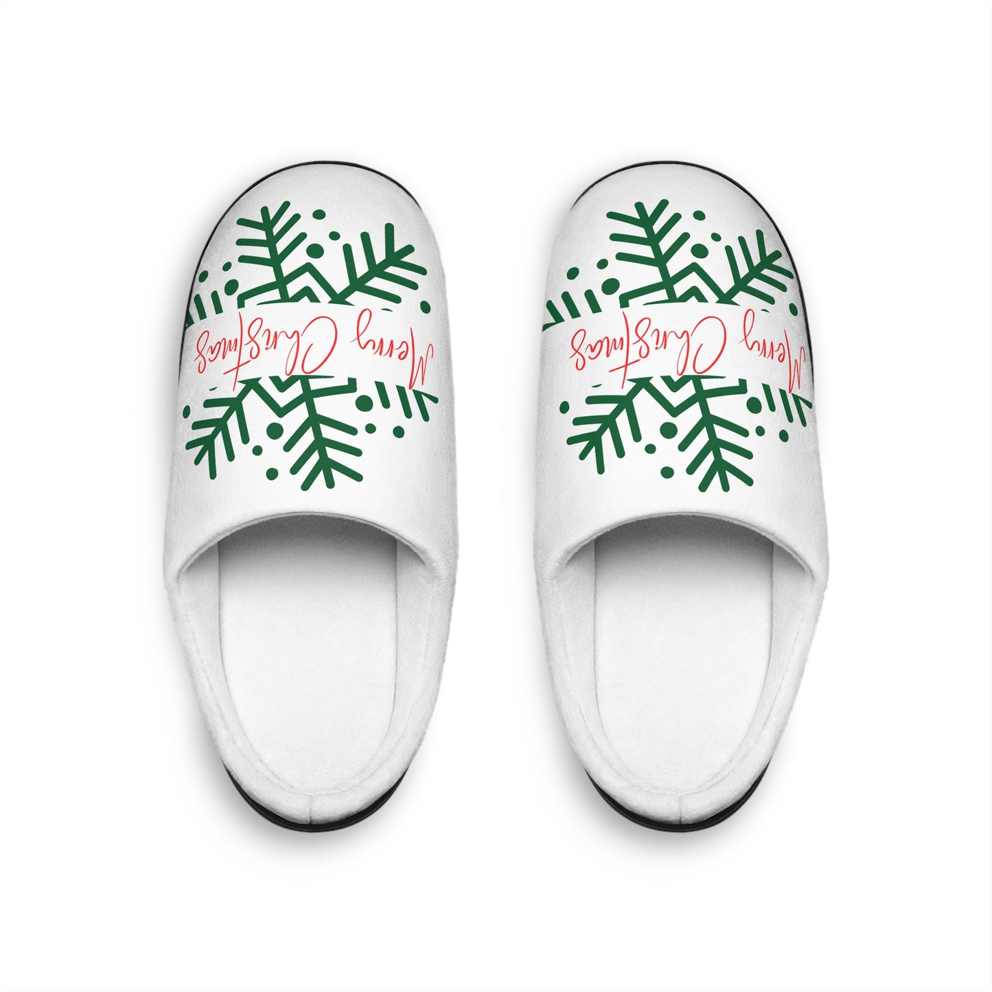 Women's Indoor Slippers/Holiday/Merry Christmas