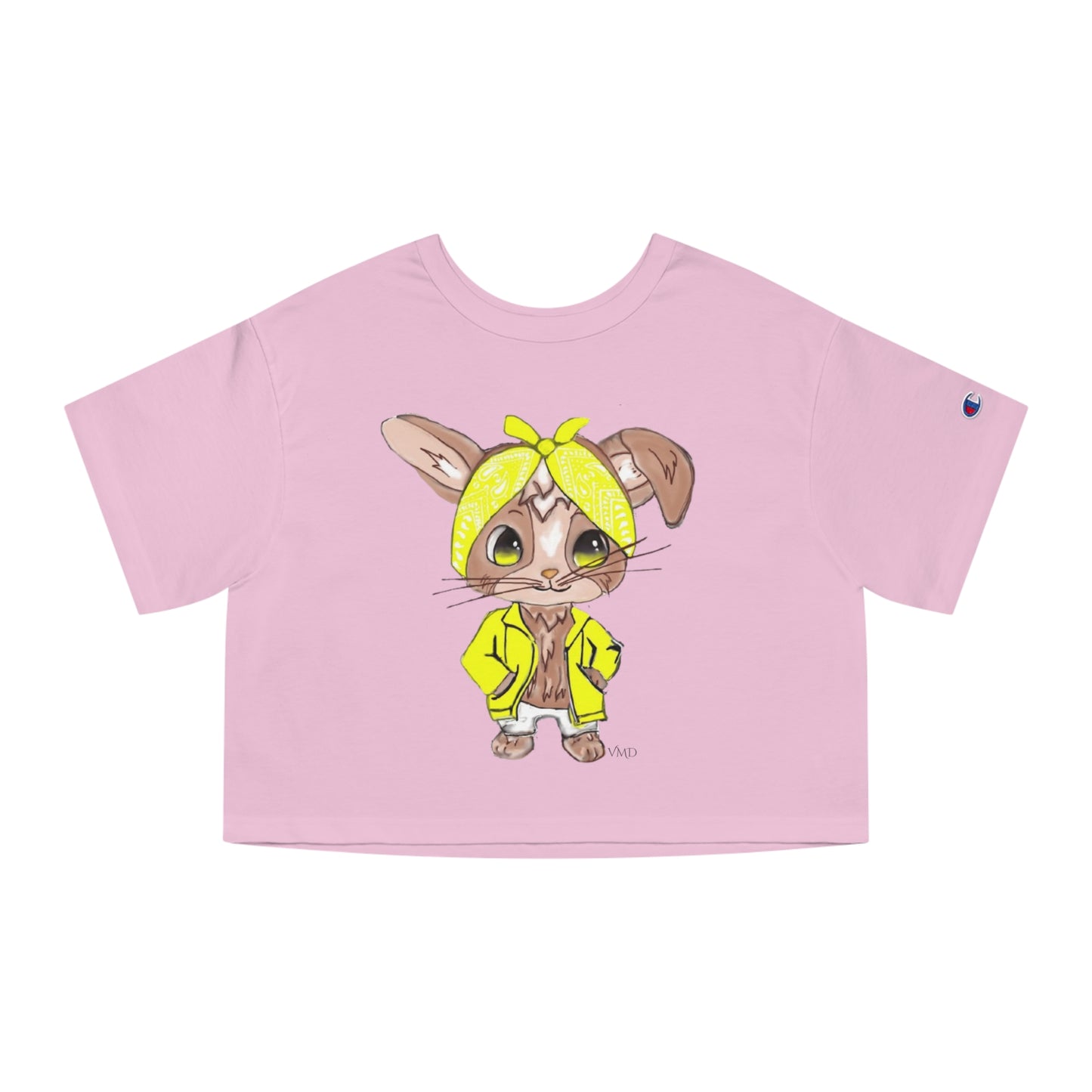 Champion Women's Cropped T-Shirt/Bandana Bunnie/Yellow