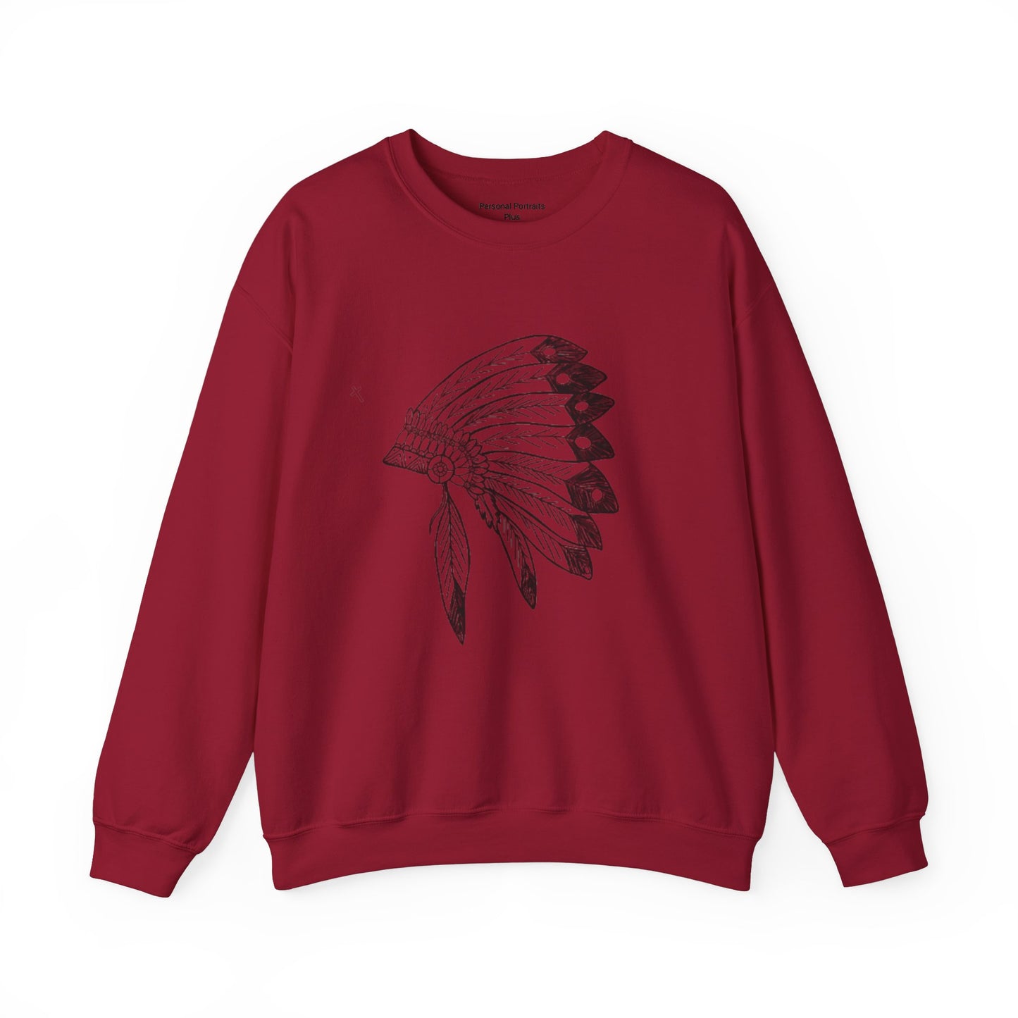 Unisex Heavy Blend™ Crewneck Sweatshirt/Chief Head Dress