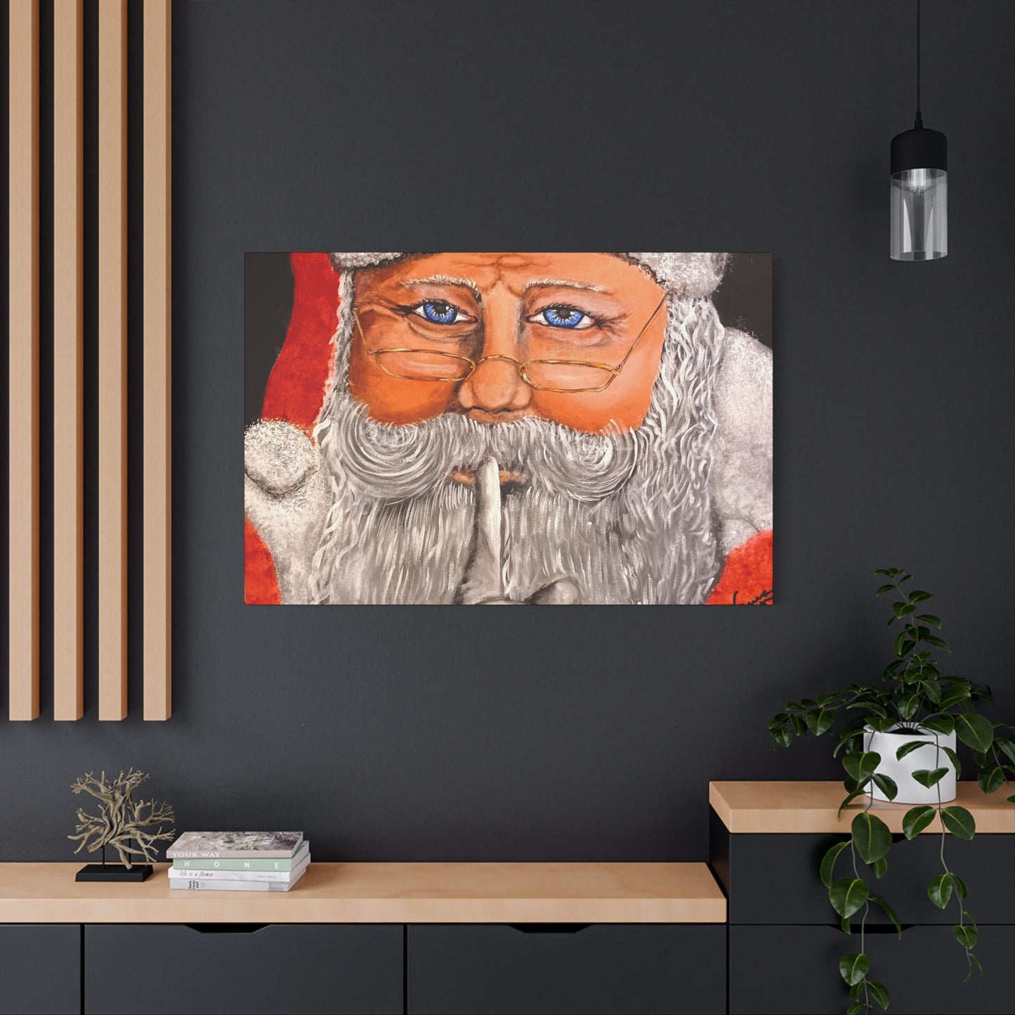 Matte Canvas, Stretched, 1.25/Santa Claus/Holiday