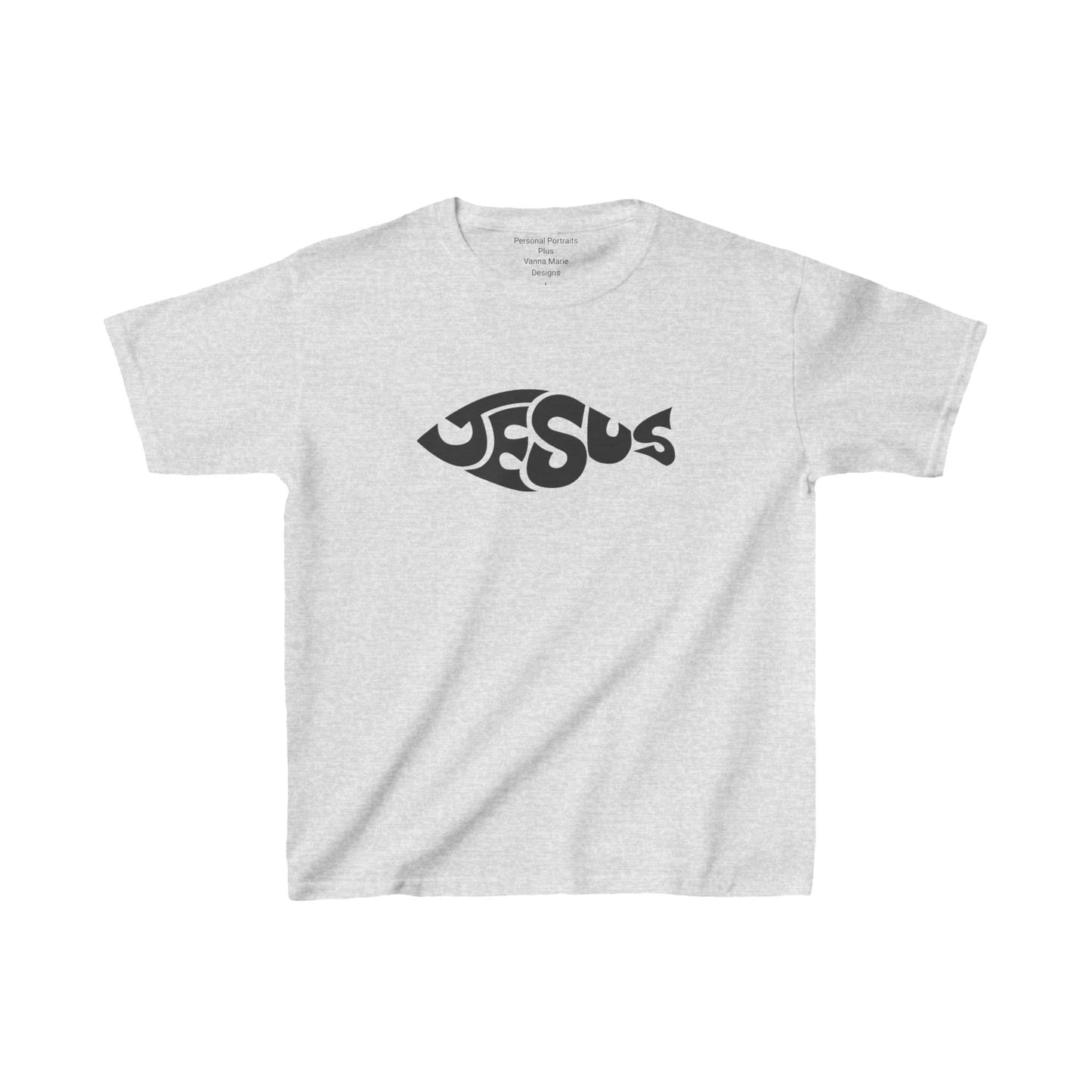 Kids Heavy Cotton™ Tee/Jesus Fish