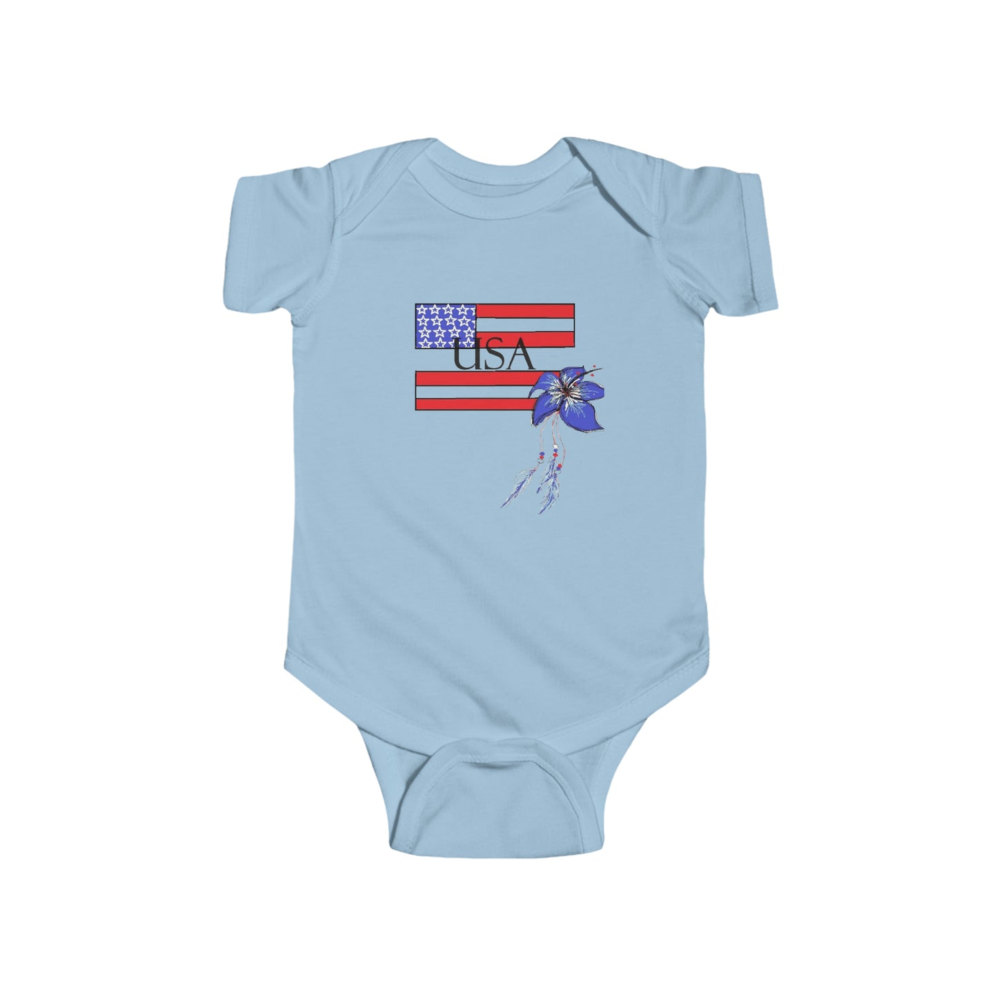 Infant Fine Jersey Bodysuit/USA