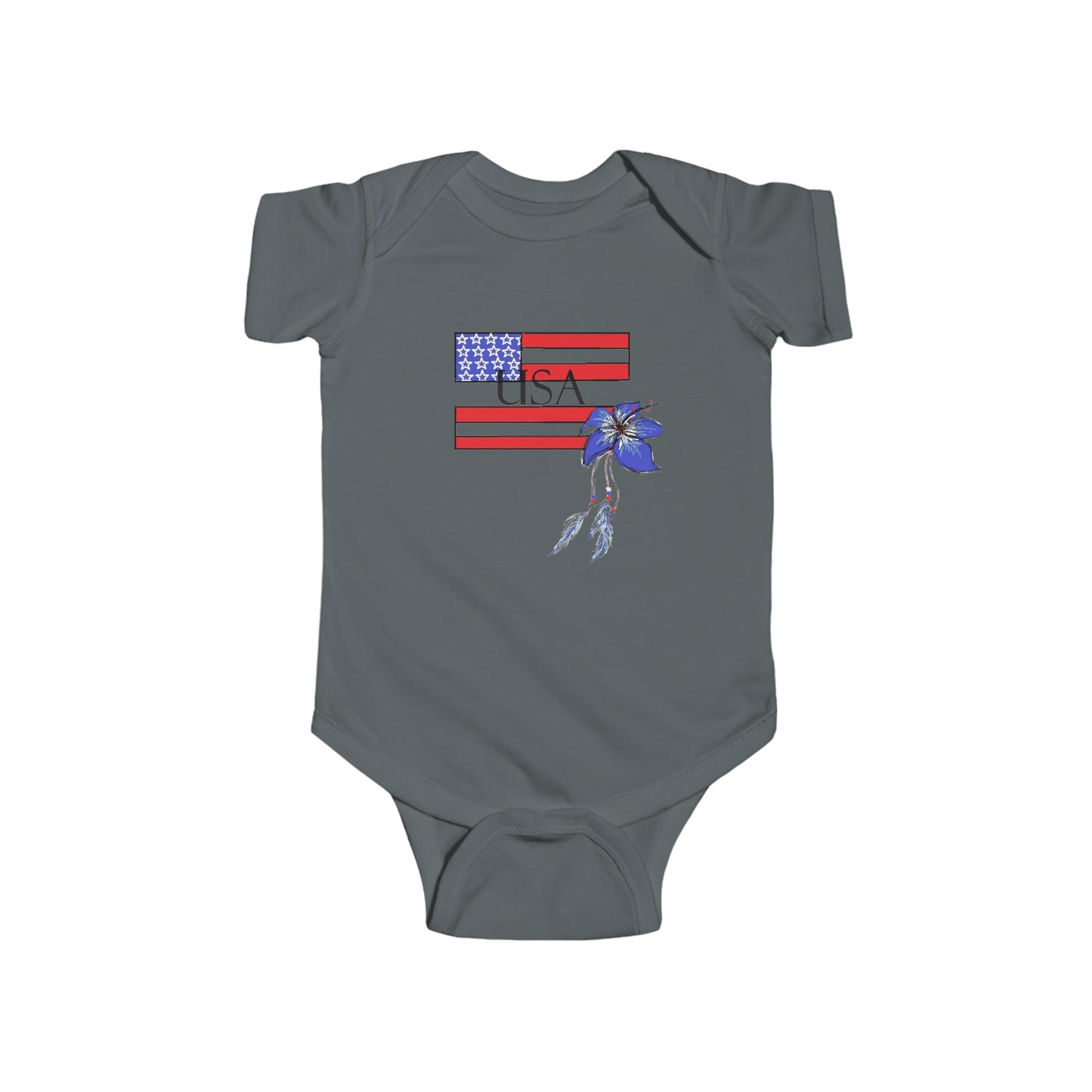 Infant Fine Jersey Bodysuit/USA